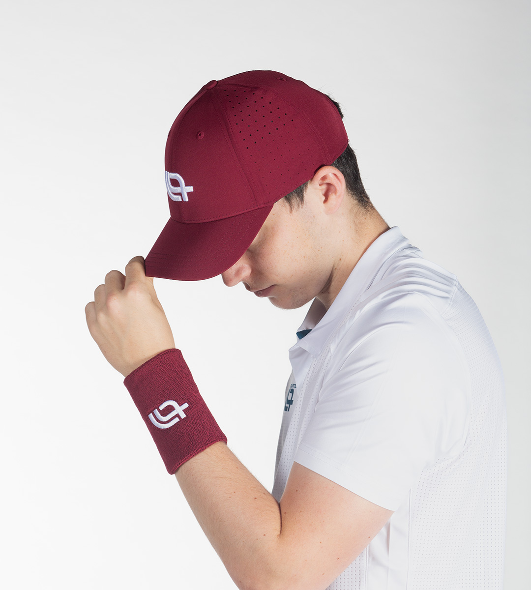 Burgundy & White